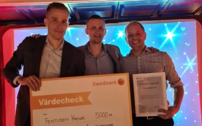 Fameras VD Johan Erlandsson årets nyföretagare i Hultsfred